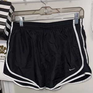Nike Black Athletic Shorts with Signature Tempo Style